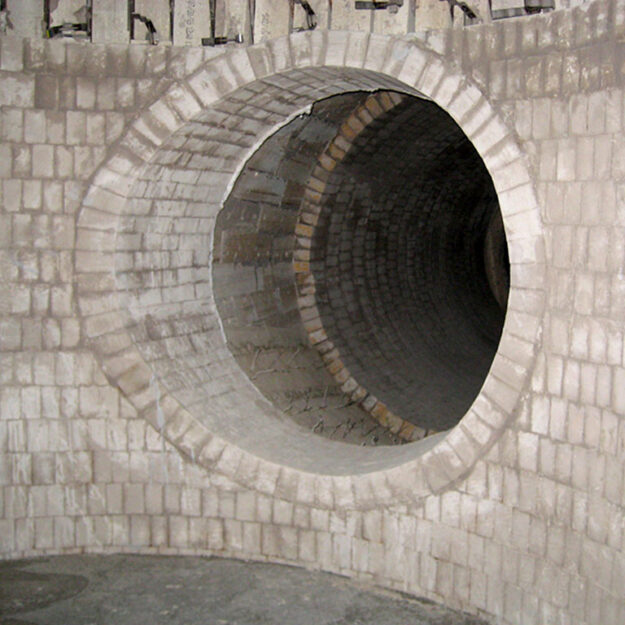 Refractory work for Burners