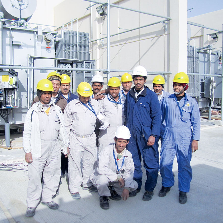 image of team of engineers for all electrical solutions
